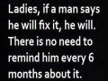 Men will fix it Eventually