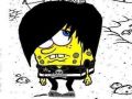 SpongeBob goes Goth