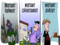 Funny cartoon Atheists are good