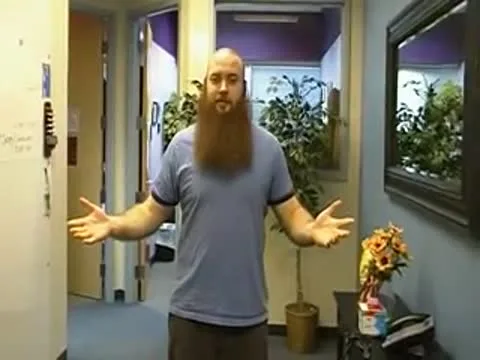Toothpicks in his beard crazy video