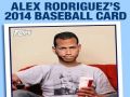 Alex Rodriguez 2014 Baseball Card