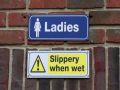 Ladies Slippery when wet