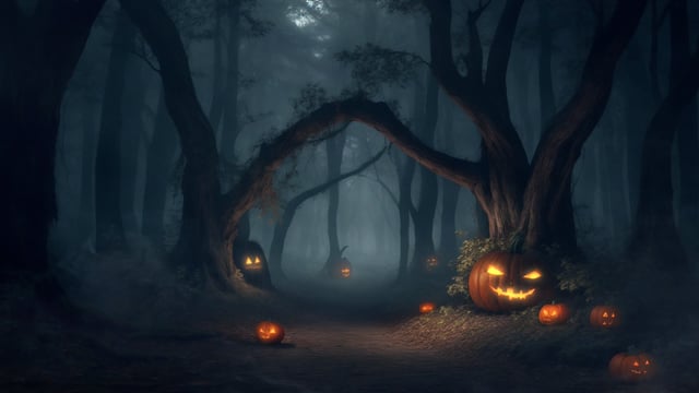 Pumpkins Take Over Ottawa Forest Like Zombies