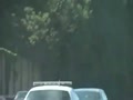 Cop makes slow car get over video
