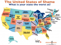 United States map of shame