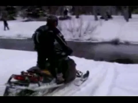Snowmobile vs Tree