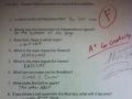 Funny and creative school exam