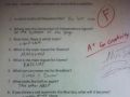 Funny and creative school exam