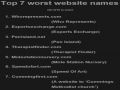 7 Bad Domain Names for your Site