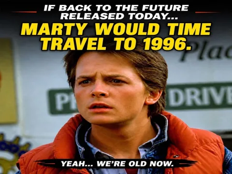 Back to the Future Released Today Would Send Marty to 1996
