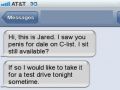 Craigslist FAIL text message