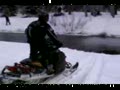 Snowmobile vs Tree