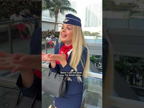 Stewardess Chaos When Everyone Needs Everything