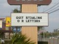 Quit Stealing our Letters