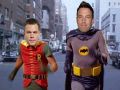 Ben Affleck and Matt Damon in Batman