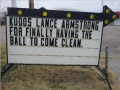 Lance Armstrong Thanks for coming clean