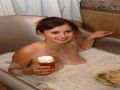Nice cold beer and a warm bath