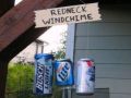Funny Redneck beer wind chime