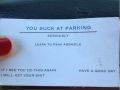 People Suck at Parking Card