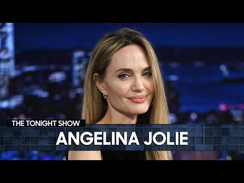 Angelina Jolie Goes Barefoot on Late Night