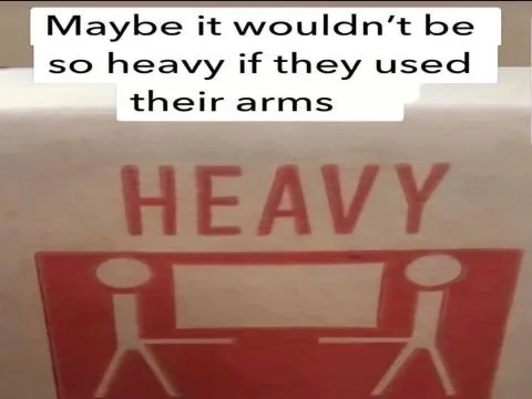 I know your not supposed to lift with your back