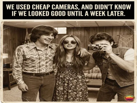 Three Friends Discover Their Cheap Camera Made Them Look Vintage