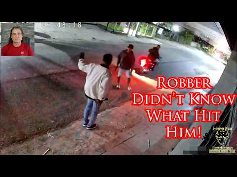 Armed Robber Meets Victim With Sharp Surprise
