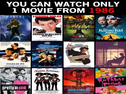 Which 1986 Classic Would You Choose to Watch?