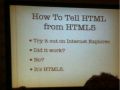 HTML and HTML5 differences funny picture