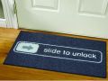 iPhone door mat slide to unlock