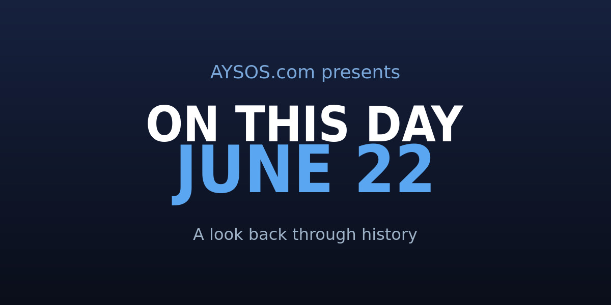 June 22: Crowns, Coronations, and One Heck of a Walk