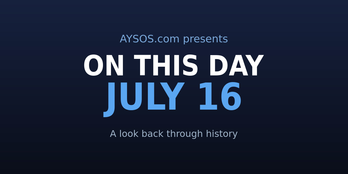 July 16: Nukes, Nintendo-Level Jupiter Fireworks & Mozart Sass