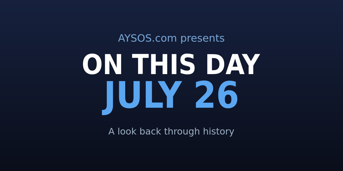 July 26: The Day a Language Was Invented for Fun