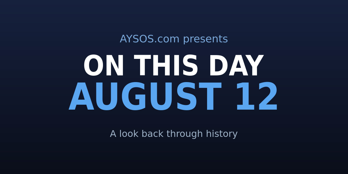 August 12: T. Rex Bones, Beer Fests, and Elephants