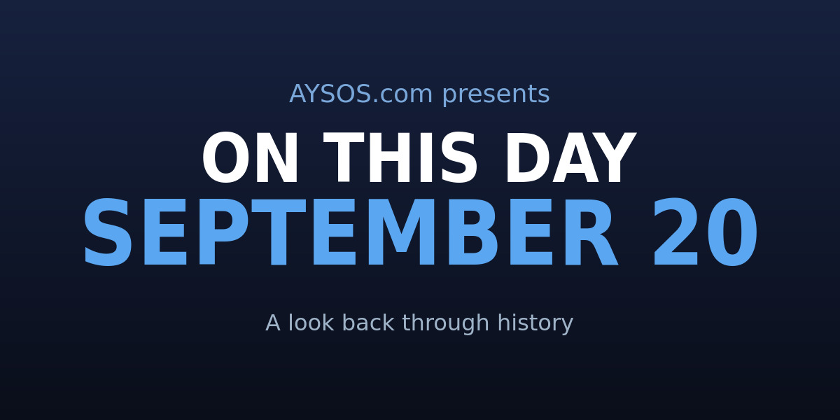 September 20: Cosby Show, Tennis Legends & Speedy Ships