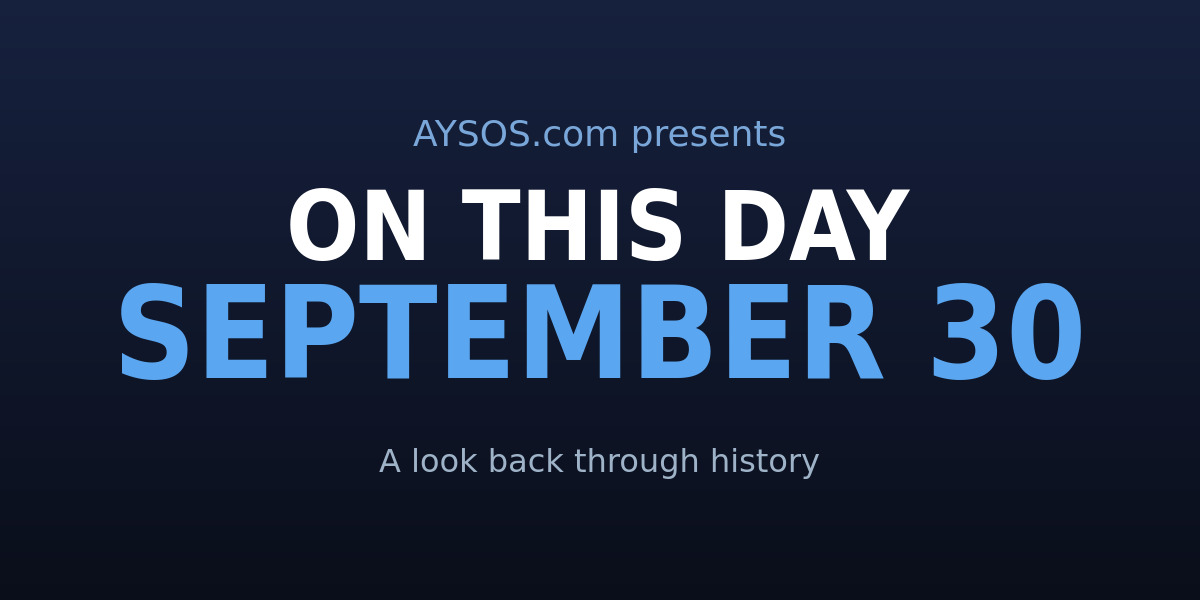 September 30: Cheers, Mozart, and a Very Fast Dutchman