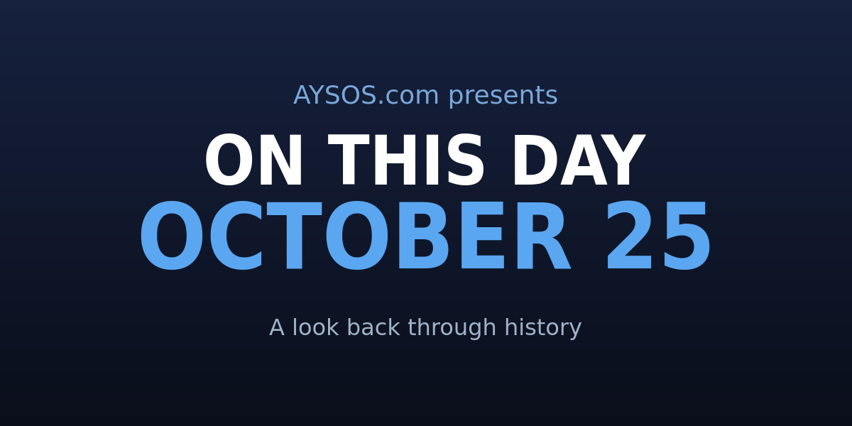 October 25: Agincourt, Windows XP & a Tarred Statue
