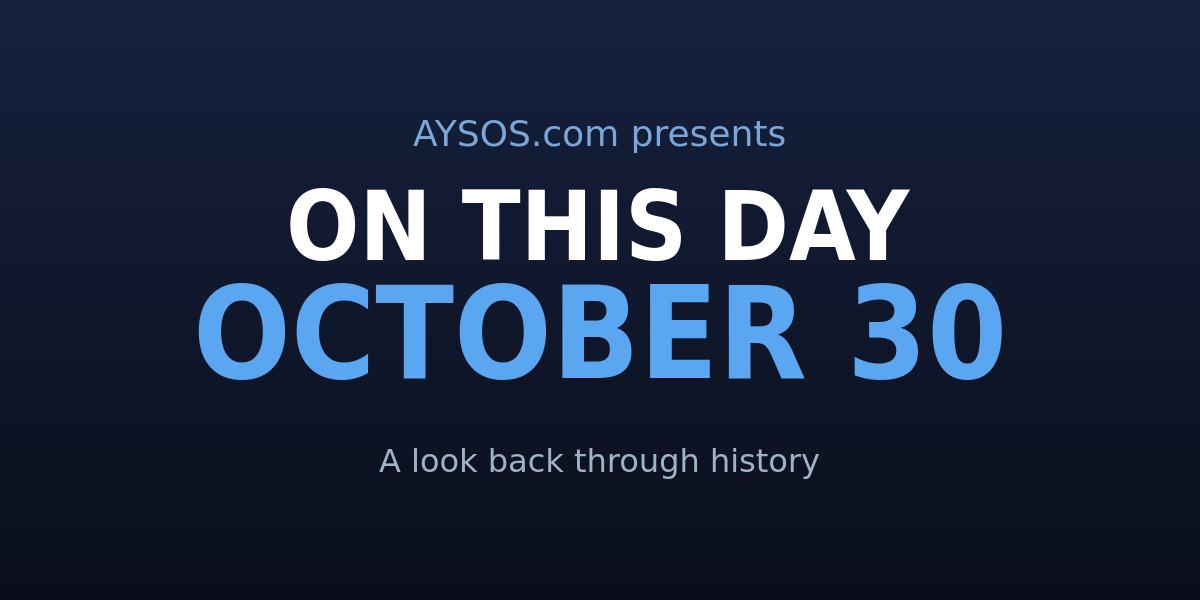 October 30: Martians, Minidresses, and Enjoying Every Sandwich